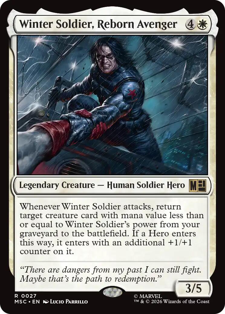 Winter Soldier, Reborn Avenger (Surge Foil) [Marvel Super Heroes Commander]