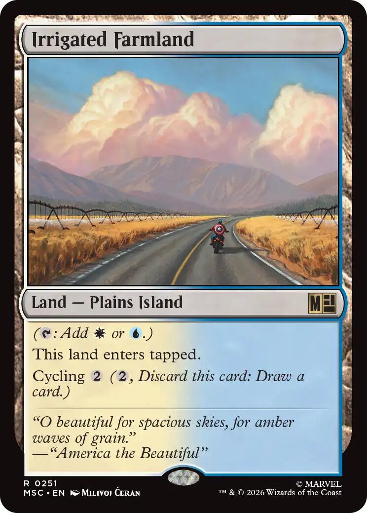 Irrigated Farmland (Surge Foil) [Marvel Super Heroes Commander]