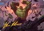 HULK SMASH! Art Card (Gold-Stamped Signature) [Marvel Super Heroes Art Series]