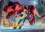 Moon Girl and Devil Dinosaur Art Card (Gold-Stamped Signature) [Marvel Super Heroes Art Series]