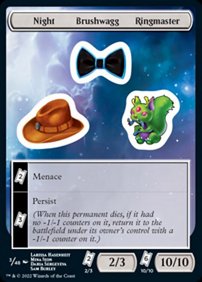 Night Brushwagg Ringmaster [Unfinity Stickers] 