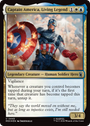 Captain America, Living Legend (Surge Foil) [Marvel Super Heroes]
