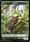 Drake // Insect Double-Sided Token [Zendikar Rising Tokens]