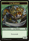 Cat // Cat Warrior Double-Sided Token [Commander 2017 Tokens]