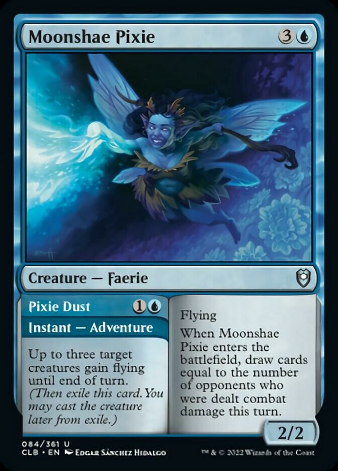 Moonshae Pixie // Pixie Dust [Commander Legends: Battle for Baldur's Gate] 