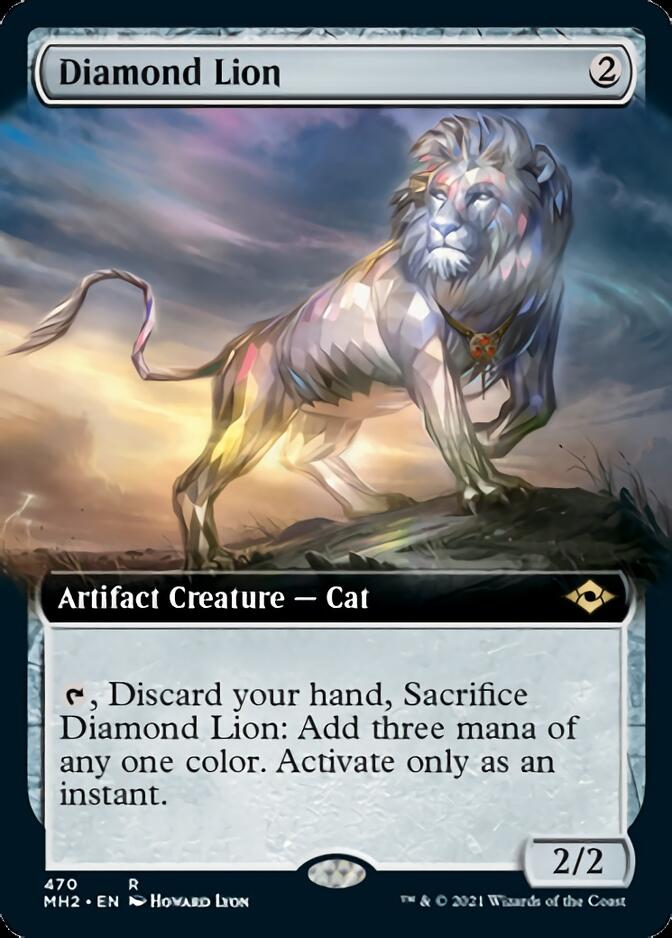 Diamond Lion (Extended Art) [Modern Horizons 2] 