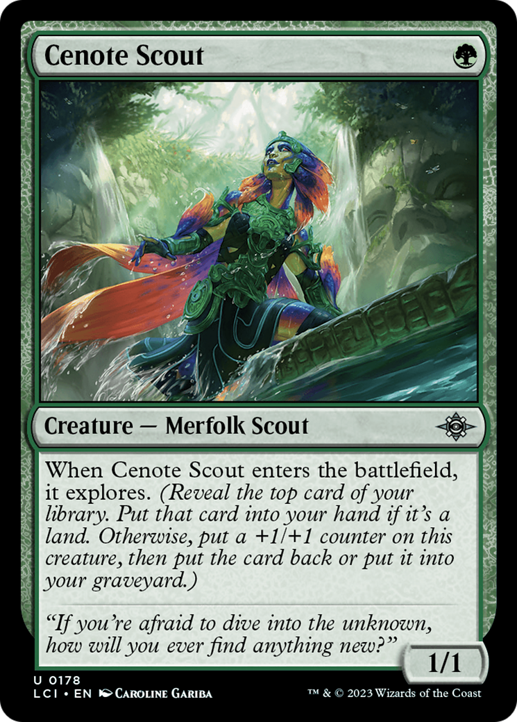 Cenote Scout [The Lost Caverns of Ixalan] - Español