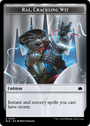 Emblem - Ral, Crackling Wit [Bloomburrow Tokens]