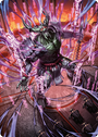 Hidetsugu, Devouring Chaos Art Card [Kamigawa: Neon Dynasty Art Series]