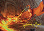 Smaug's Fury Art Card (Gold-Stamped Signature) [The Hobbit Art Series]