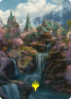 Rivendell Art Card (Gold-Stamped) [The Hobbit Art Series]