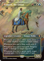 Aragorn, the Uniter (Borderless) (Surge Foil) [The Hobbit: Eternal-Legal]