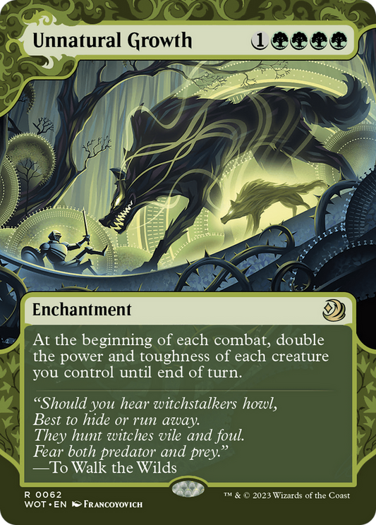 Unnatural Growth [Wilds of Eldraine: Enchanting Tales] - Español