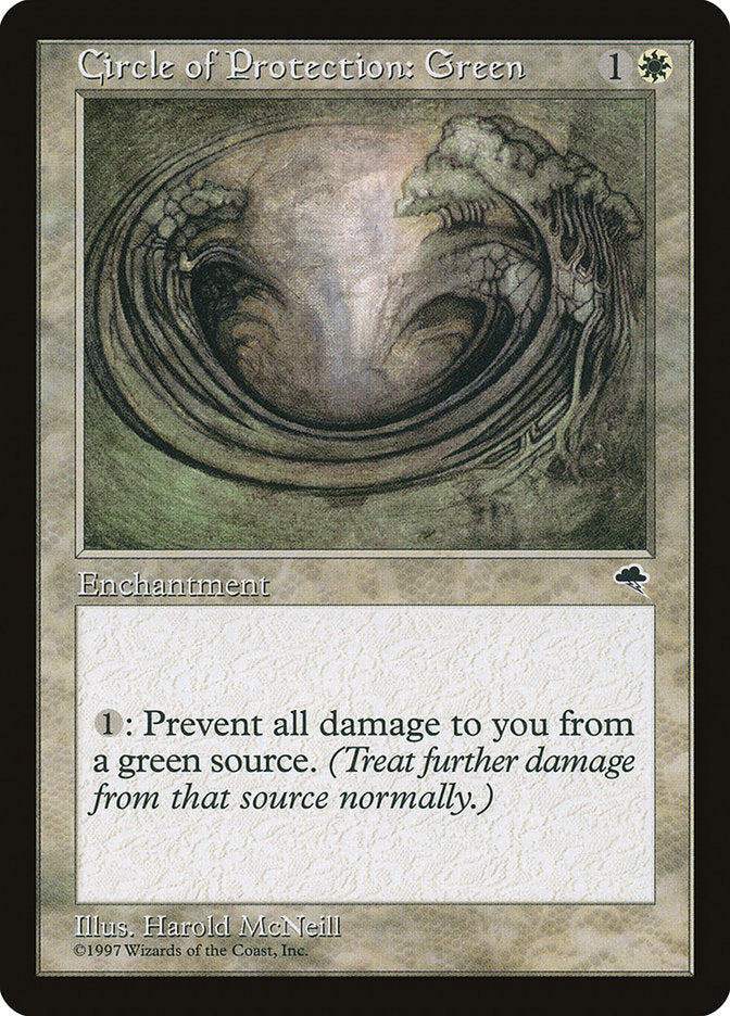 Circle of Protection: Green [Tempest] 