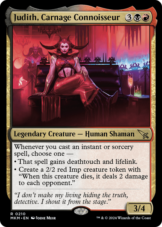 Judith, Carnage Connoisseur [Murders at Karlov Manor] - Español
