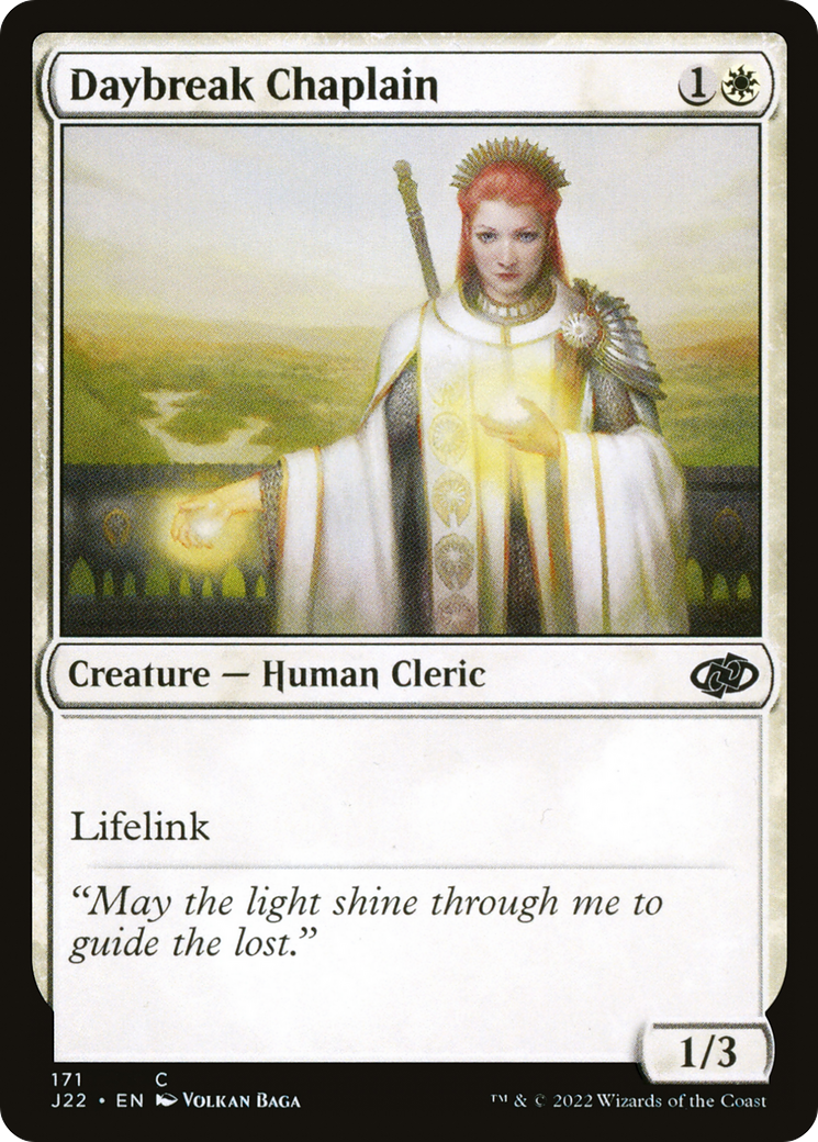 Daybreak Chaplain [Jumpstart 2022] 