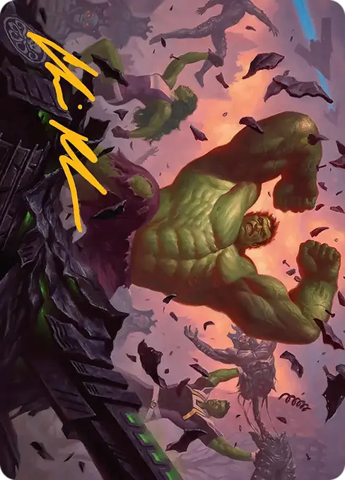 HULK SMASH! Art Card [Marvel Super Heroes Art Series]