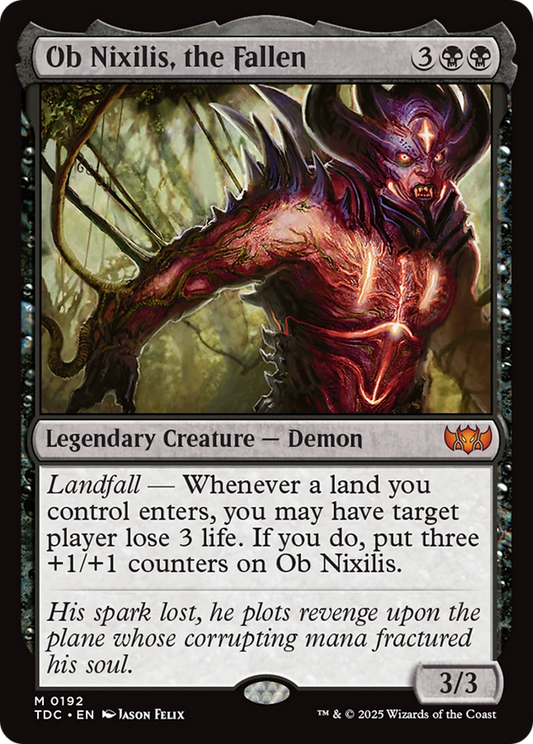 Ob Nixilis, the Fallen [Tarkir: Dragonstorm Commander]