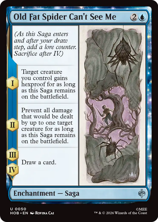 Old Fat Spider Can't See Me [The Hobbit]