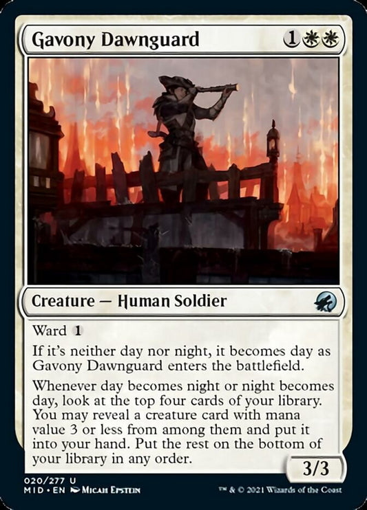 Gavony Dawnguard [Innistrad: Midnight Hunt] - Español