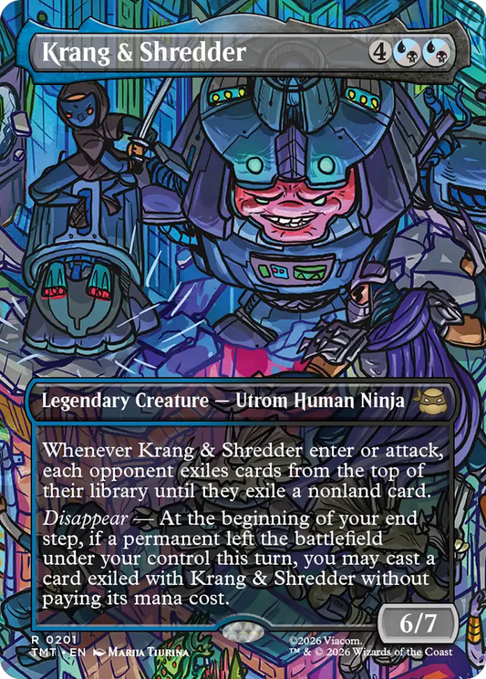Krang & Shredder (Borderless) [Teenage Mutant Ninja Turtles] - Español