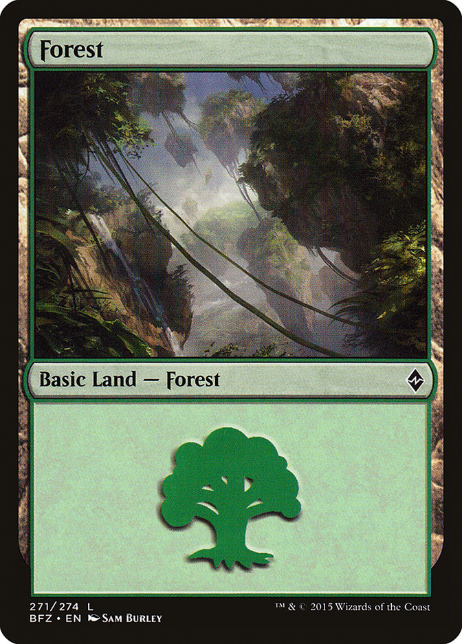 Forest (271a) [Battle for Zendikar] 