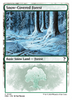 Snow-Covered Forest (White Border) [Mystery Booster 2]