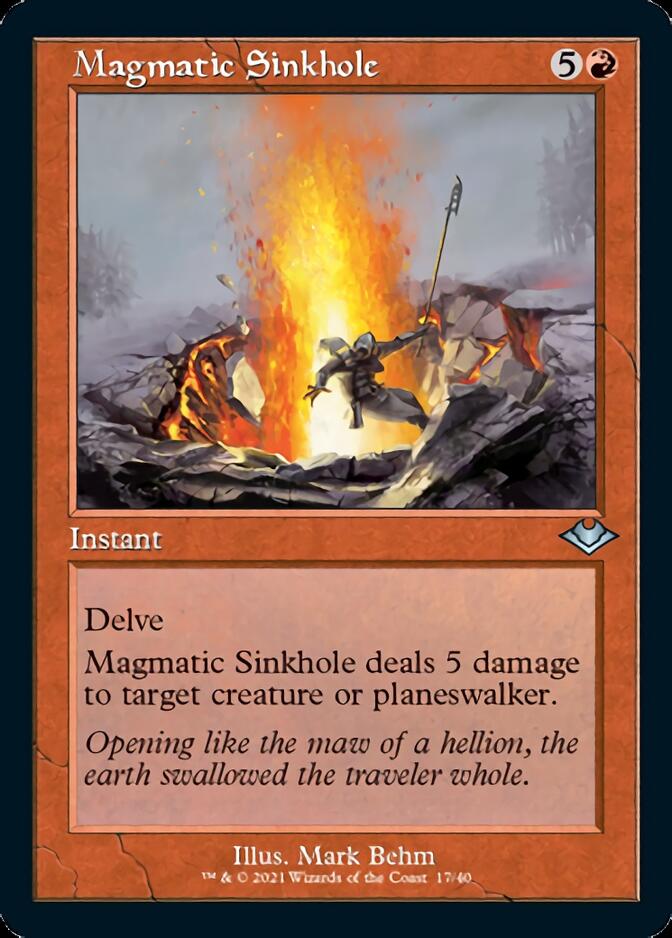 Magmatic Sinkhole (Retro Foil Etched) [Modern Horizons 2] 