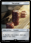 Thopter // Treasure (0018) Double-Sided Token [Fallout Tokens] 