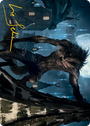 Stalking Predator Art Card (Gold-Stamped Signature) [Innistrad: Midnight Hunt Art Series]