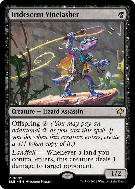 Iridescent Vinelasher [Bloomburrow] - Español