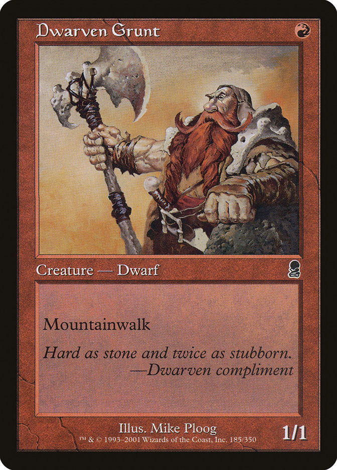 Dwarven Grunt [Odyssey] 
