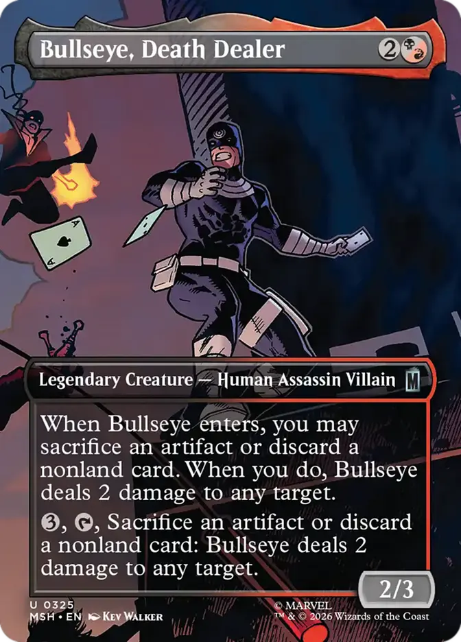 Bullseye, Death Dealer (Borderless) [Marvel Super Heroes]