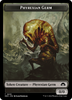 Phyrexian Germ // Phyrexian Wurm (0017) Double-Sided Token [Modern Horizons 3 Tokens]