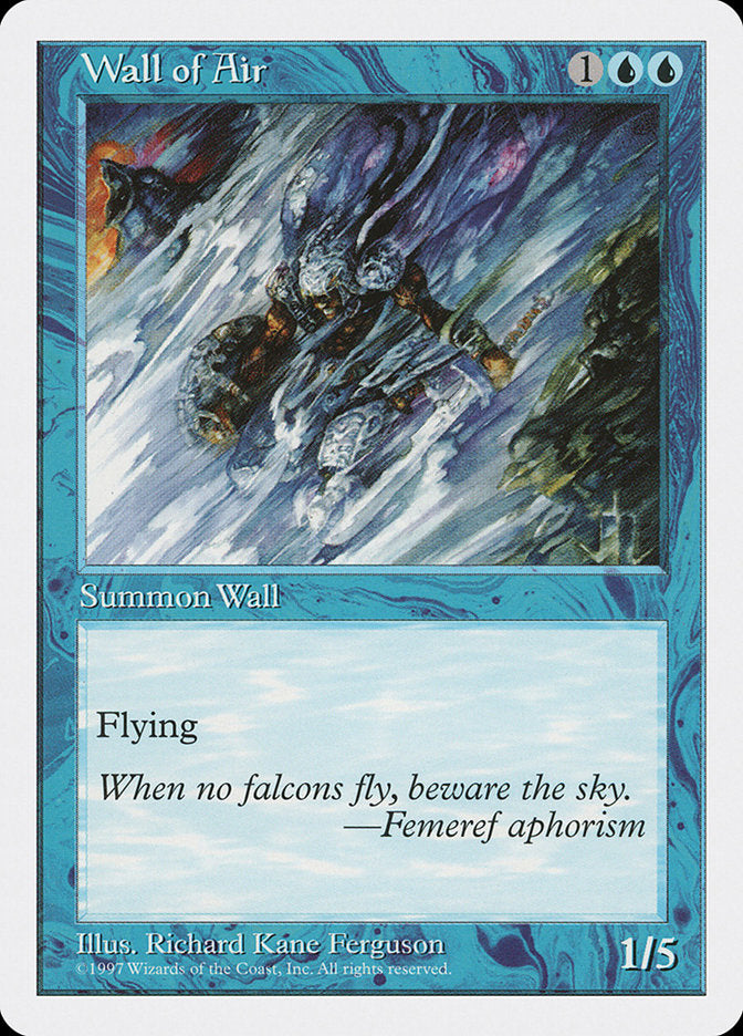 Wall of Air [Fifth Edition] 