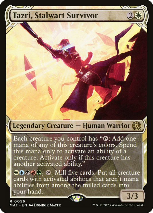 Tazri, Stalwart Survivor (Showcase) [March of the Machine: The Aftermath] 