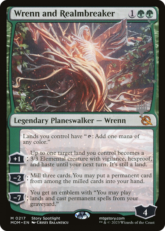 Wrenn and Realmbreaker (Promo Pack) [March of the Machine Promos] - Español