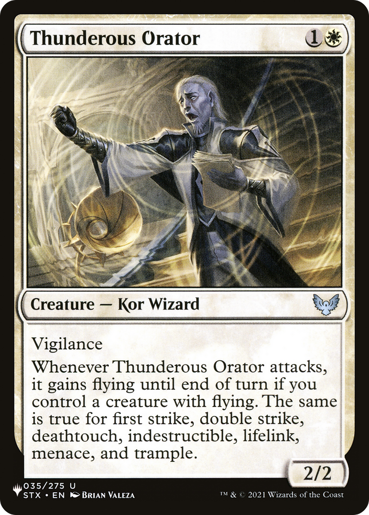 Thunderous Orator [The List]