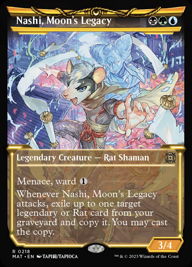 Nashi, Moon's Legacy (Showcase Halo Foil) [March of the Machine: The Aftermath] 