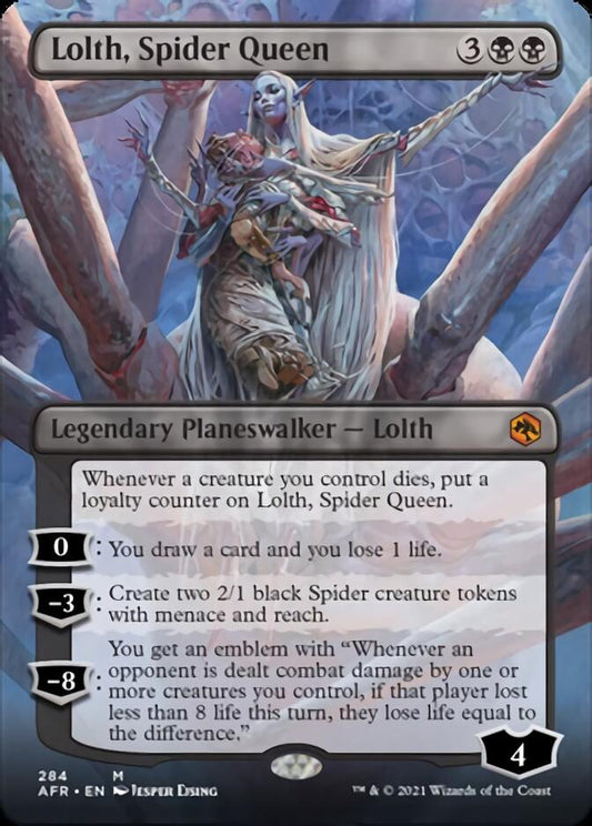 Lolth, Spider Queen (Borderless) [Dungeons &amp; Dragons: Adventures in the Forgotten Realms] 