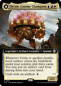 Tetzin, Gnome Champion // The Golden-Gear Colossus (Extended Art) [The Lost Caverns of Ixalan Commander]
