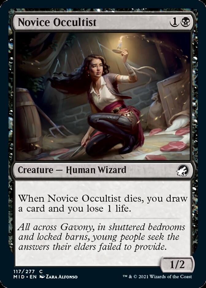 Novice Occultist [Innistrad: Midnight Hunt] 