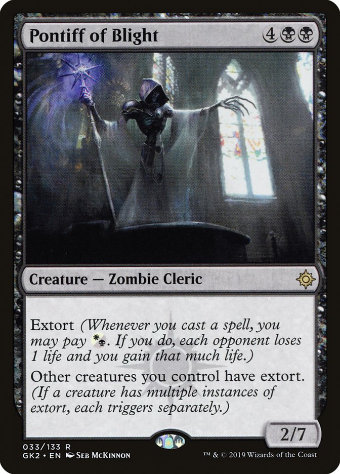 Pontiff of Blight [Ravnica Allegiance Guild Kit] 