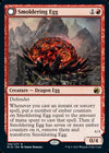 Smoldering Egg // Ashmouth Dragon [Innistrad: Midnight Hunt] - Español