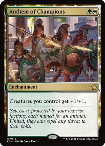 Anthem of Champions (Promo Pack) [Foundations Promos]