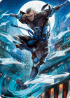 Kaito Shizuki 1 Art Card [Kamigawa: Neon Dynasty Art Series]