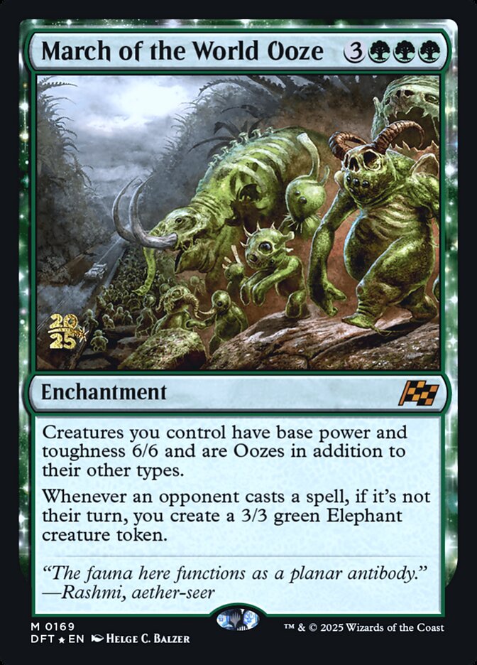 March of the World Ooze [Aetherdrift Prerelease Promos]