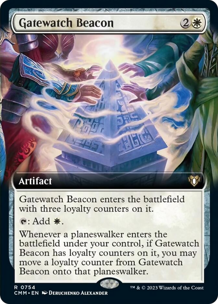 Gatewatch Beacon (Extended Art) [Commander Masters] 