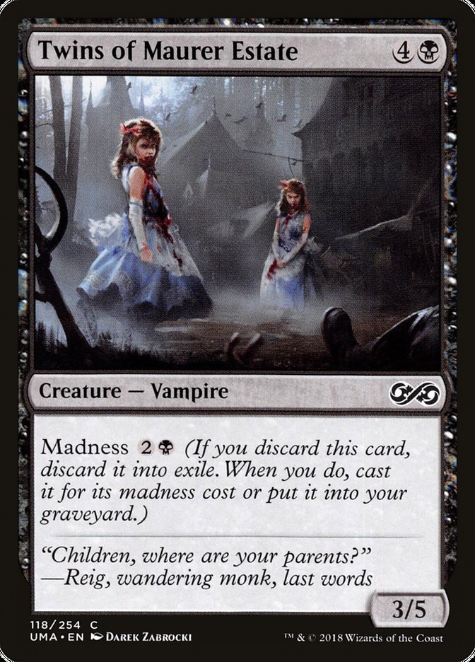 Twins of Maurer Estate [Ultimate Masters] 