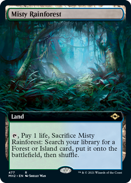 Misty Rainforest (Extended Art) [Modern Horizons 2] 